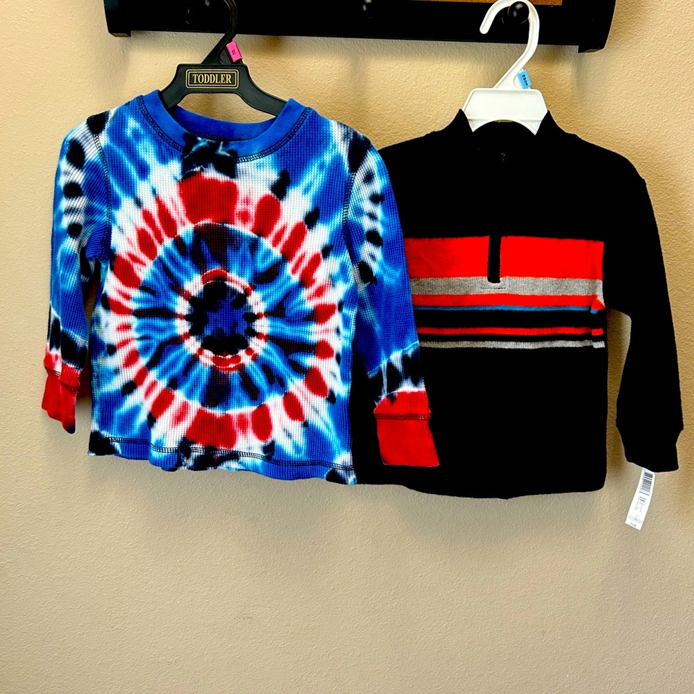 Two long sleeve sweatshirts 18 months boys